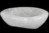 Polished Quartz Bowl - Madagascar #183650-2
